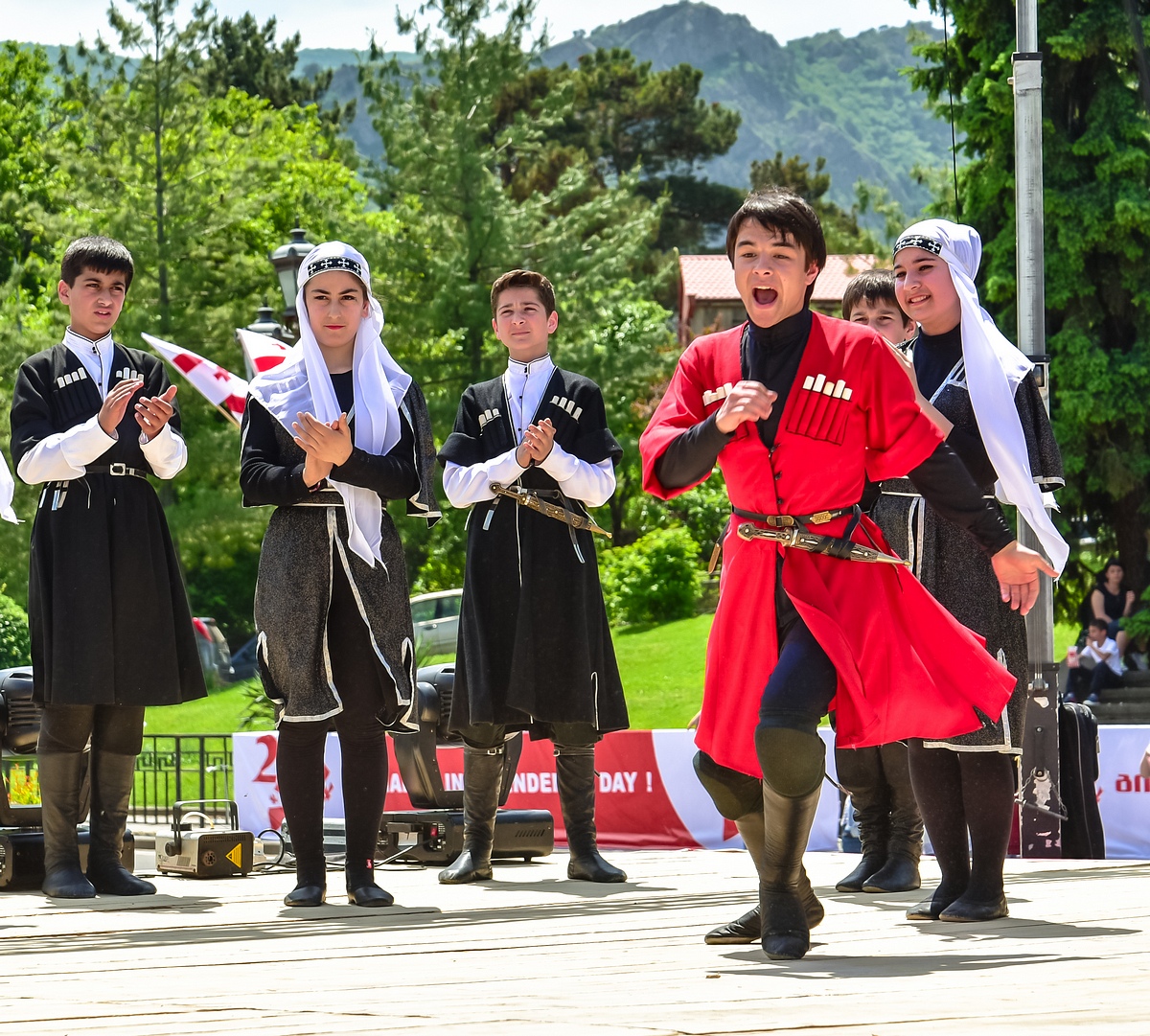 Мцхета. Празднование Дня Независимости Грузии