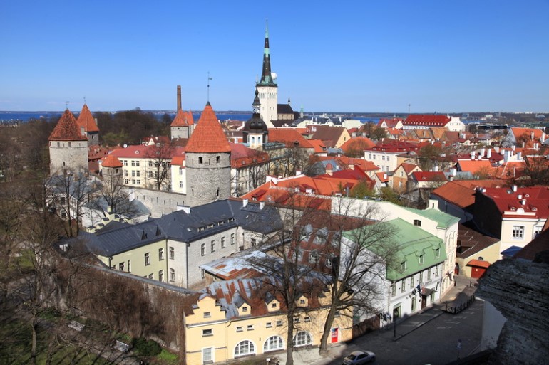 Панорама Таллина. фото Борис Палтусов
