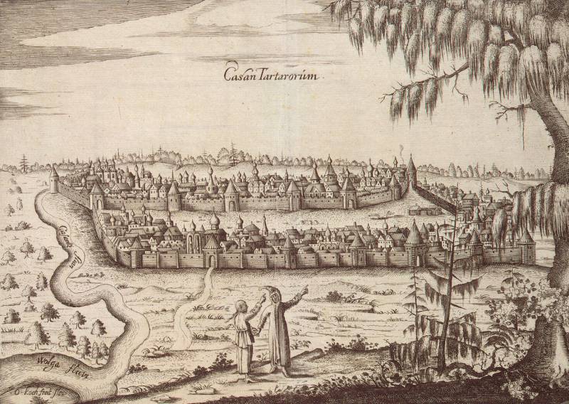 Волжская Булгария на древней гравюре