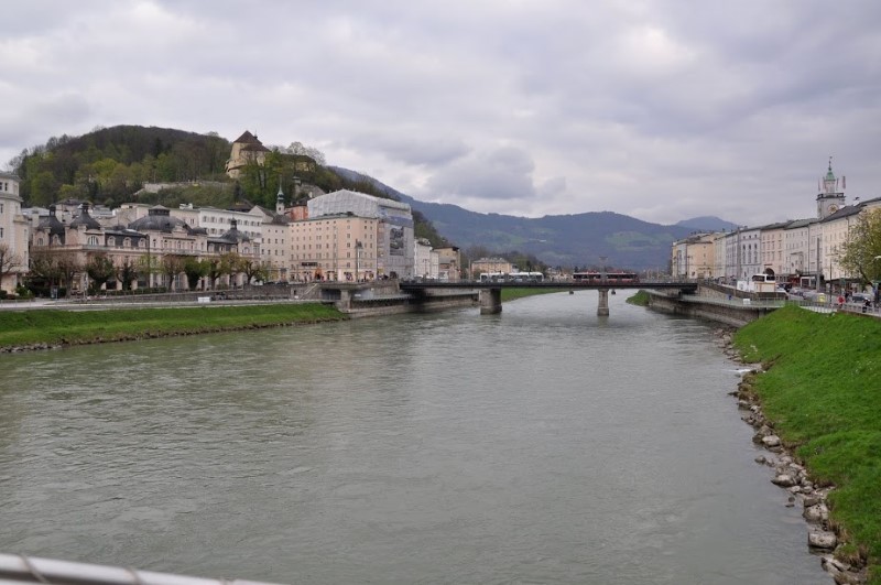 Основная река Зальцбурга – Зальцах, придает городу особую утонченность, © Александра Полянская