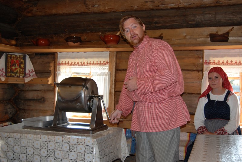 В Семенково можно попробовать взбить масло