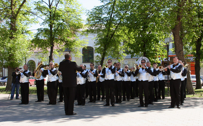 Оркестр в парке Тамбова