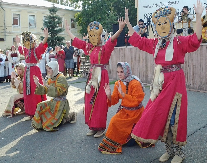 Театр берестяных масок. © Г.Цыганкова