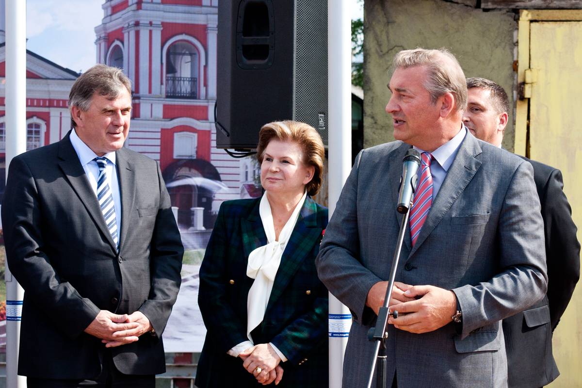 Губернатор Ярославской области С.Ястребов, Герой Советского Союза В.Терешкова, В.Третьяк, фото Юлия Сундукова