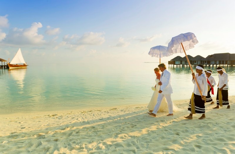 Свадебная церемония в Velassaru Maldives