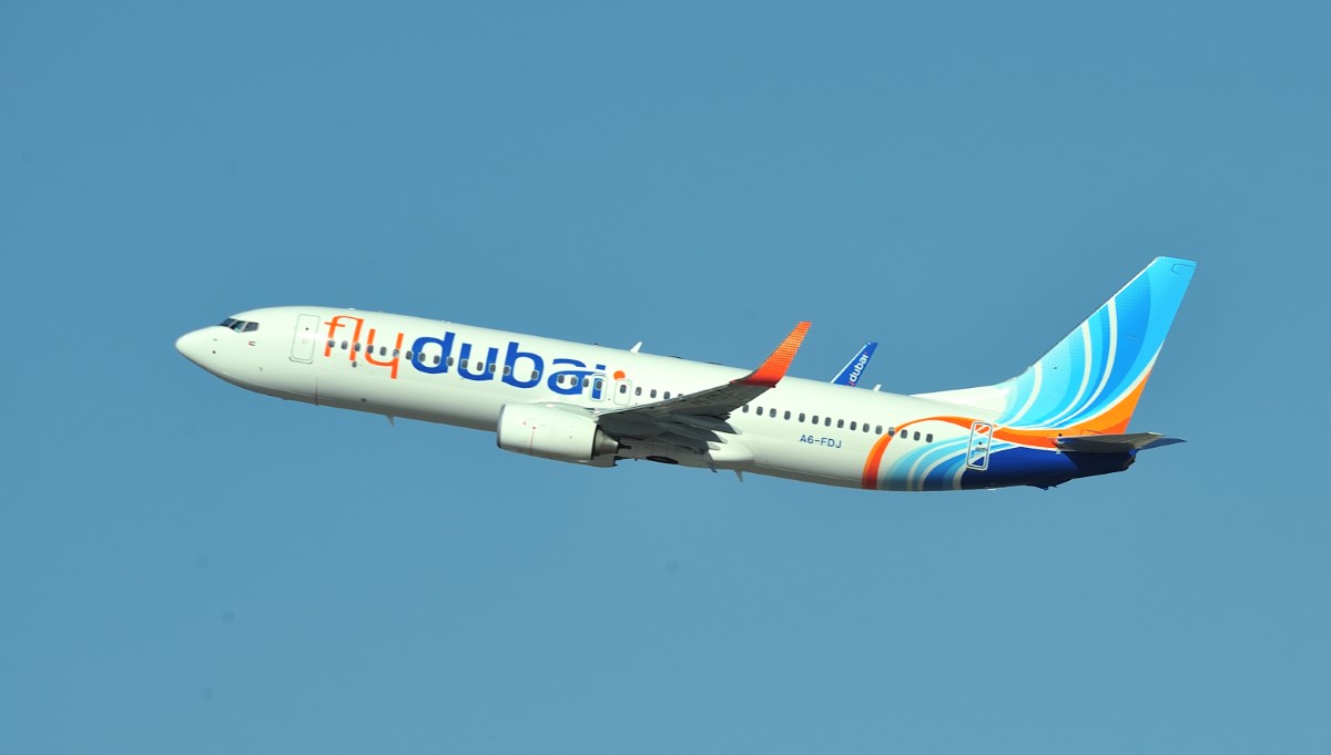 Самолет авиакомпании flydubai